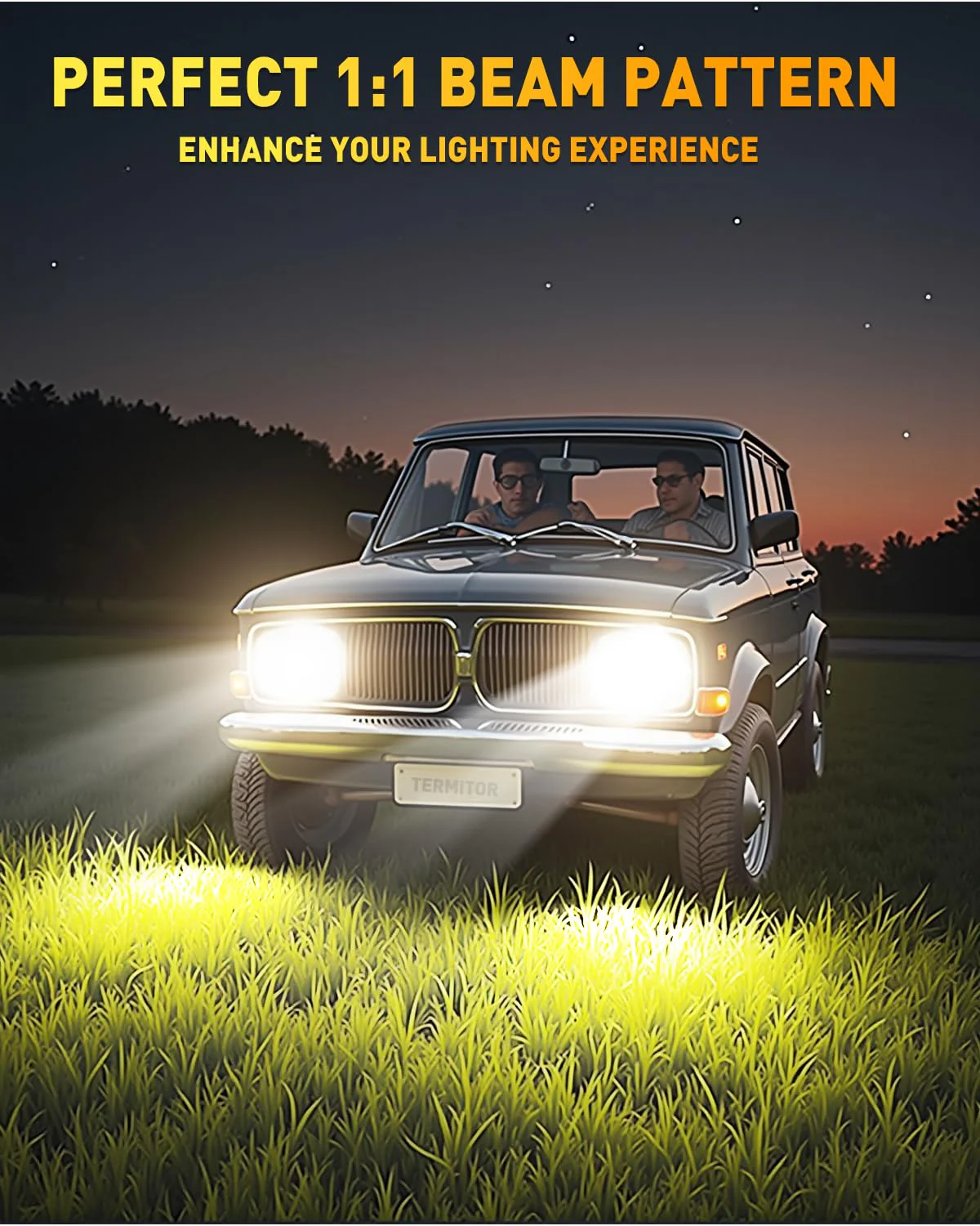 Fahren D2S/D2R LED Bulbs, 36,000LM, 900% Brighter, 6500K Cool White, 1:1 HID Size(2-Pack) - Image 6
