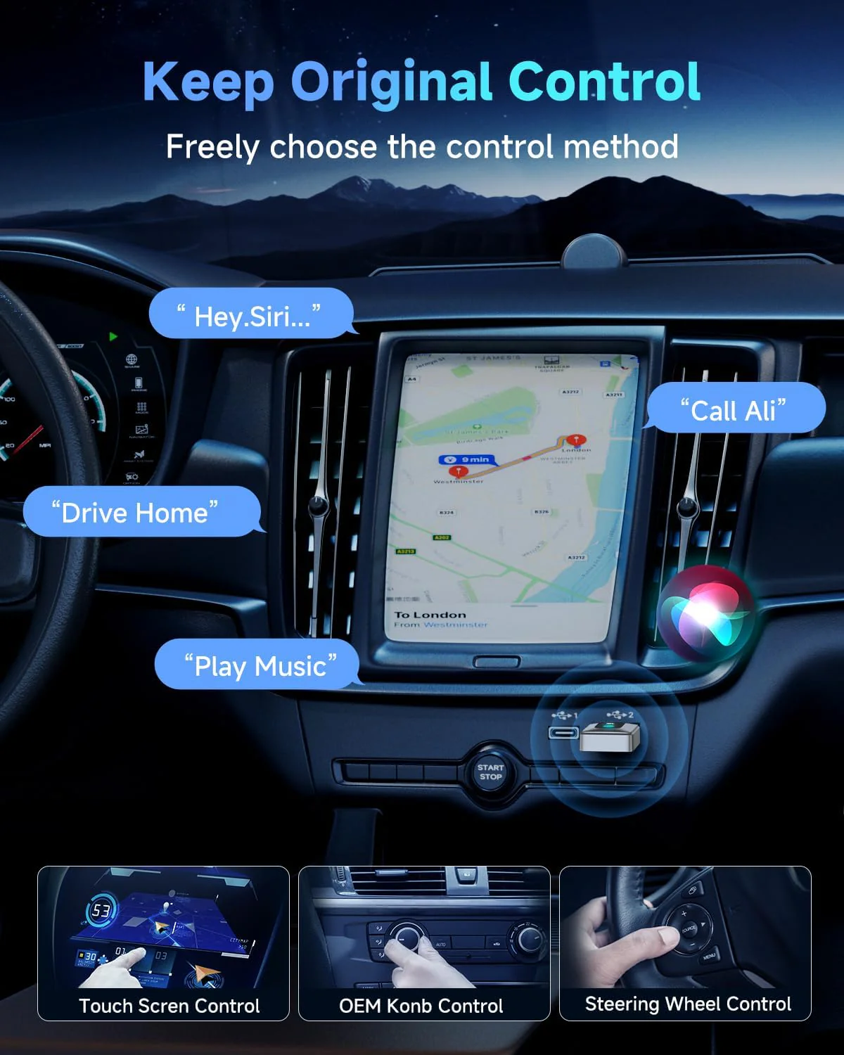 FAHREN 2026 Latest Upgraded Wireless CarPlay Adapter for iPhone+ - Image 4