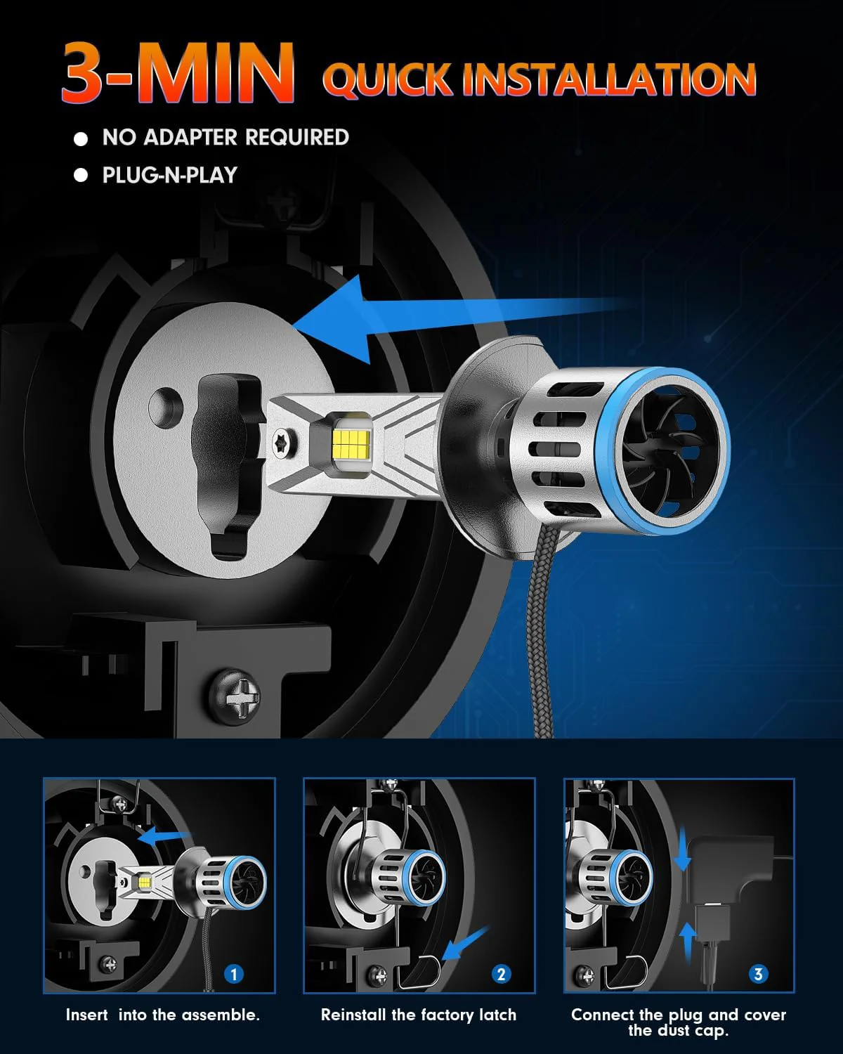 FAHREN 2026 Upgrade & Brightest 40000LM H1 Bulbs (2-Pack) - Image 7