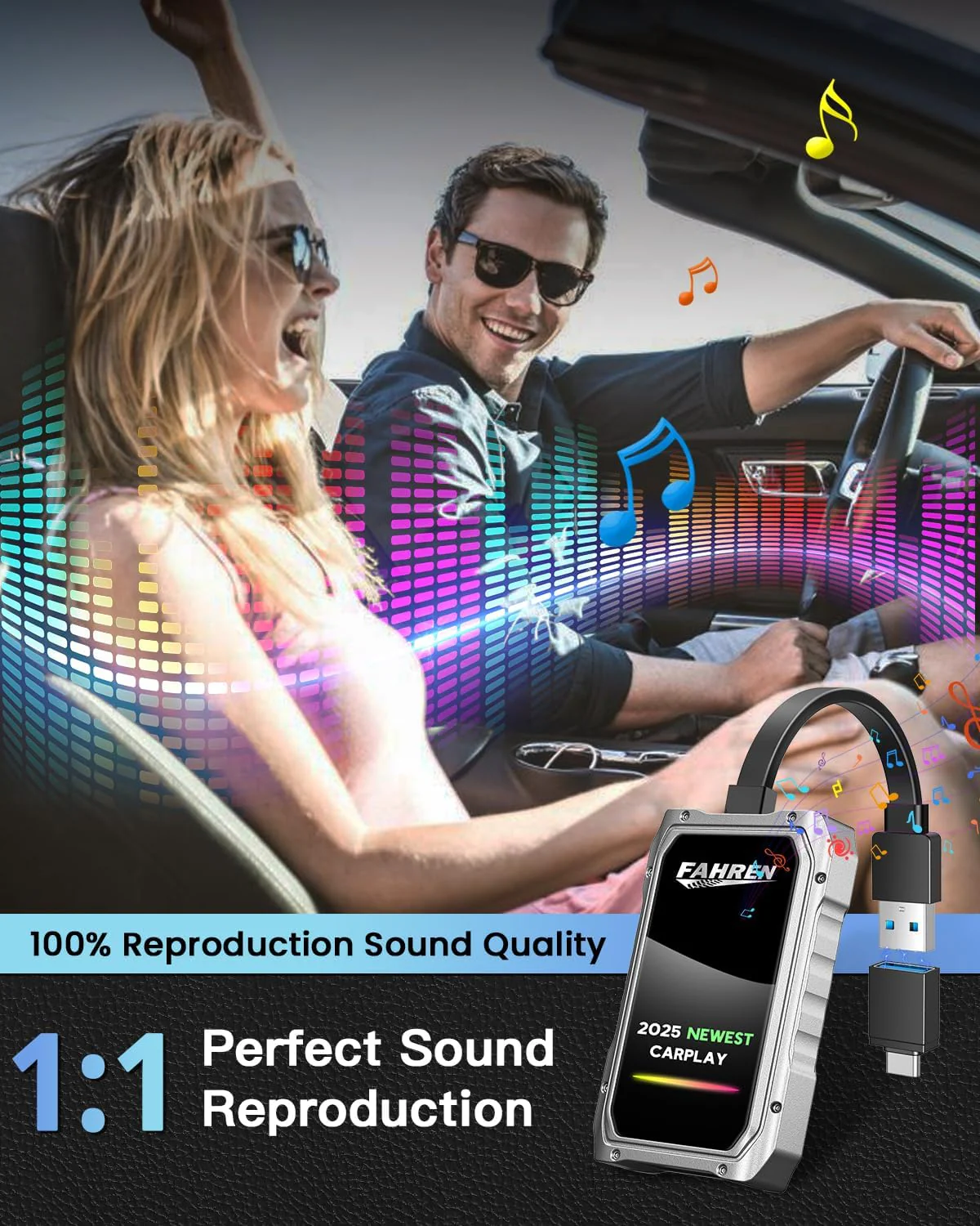 Fahren 2026 Upgraded Wireless CarPlay Adapter for iPhone Z1 CARPLAY - Image 5