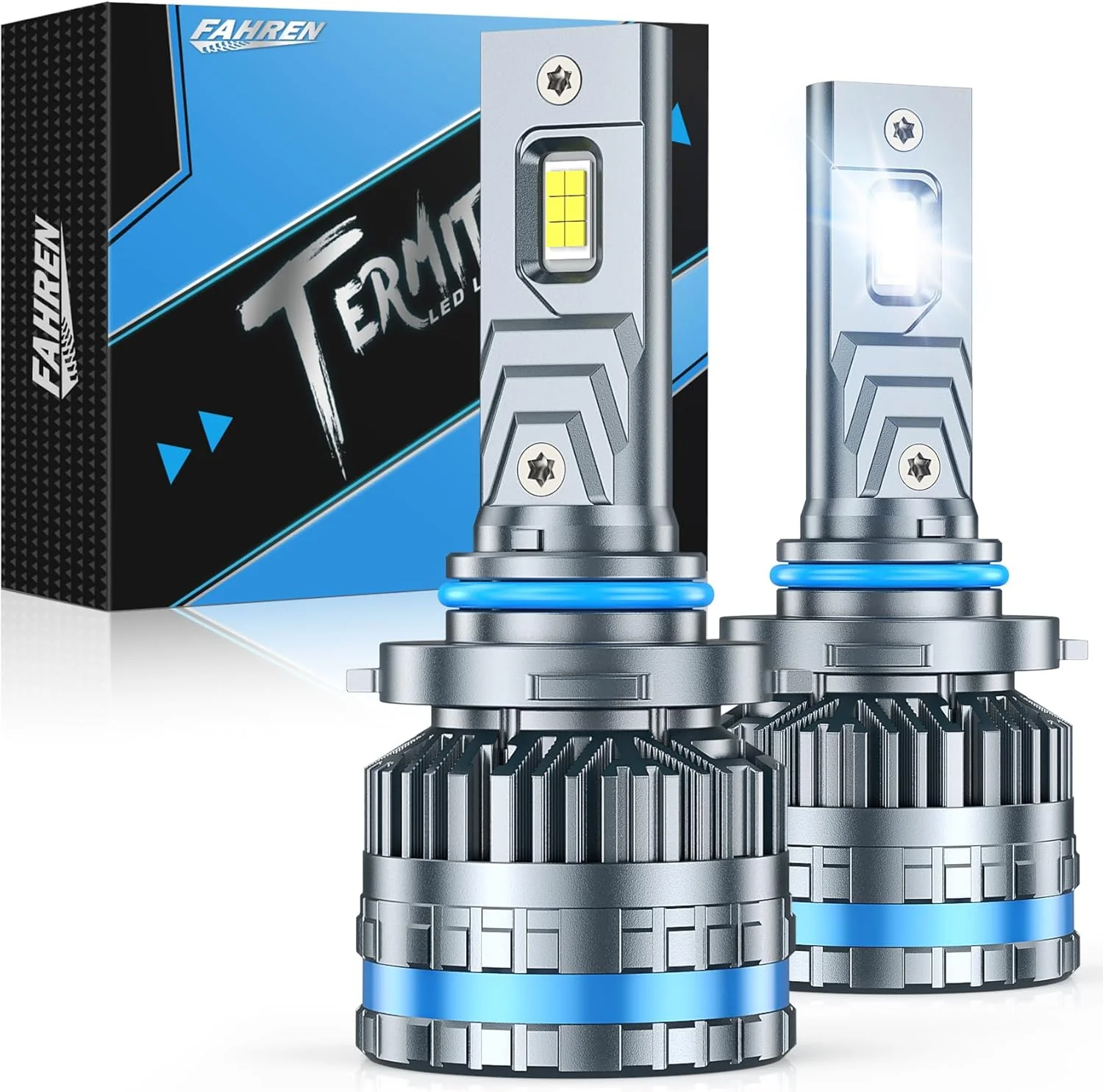 FAHREN 2026 9005/HB3 LED Bulbs | 70,000LM 15X Brighter 6500K(2-Pack)