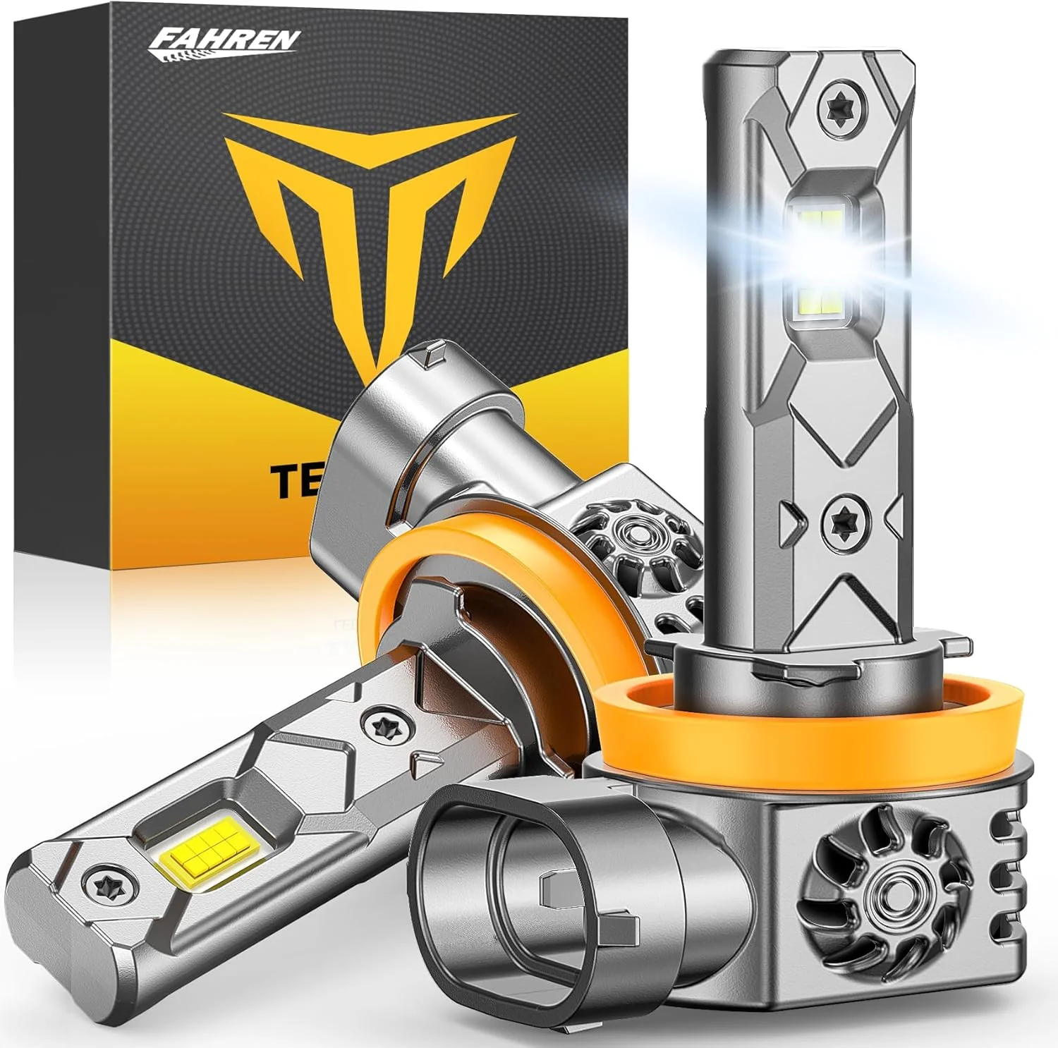 FAHREN 2026 H11/H9/H8 LED Bulbs | 45000LM 1000% Brighter 6500K(2-Pack)