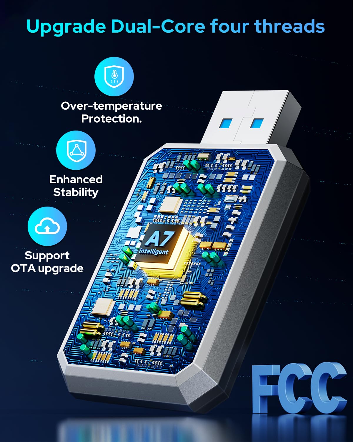 FAHREN Latest-Gen Wireless CarPlay Adapter - Image 3