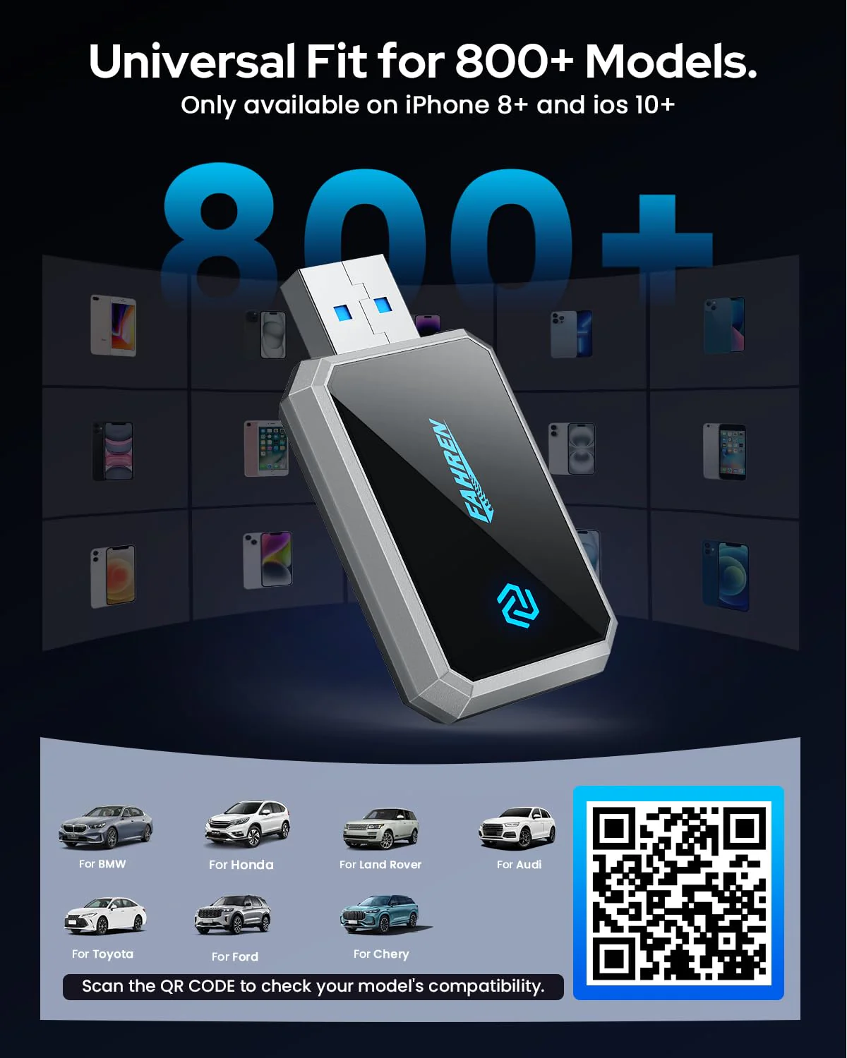 FAHREN Latest-Gen Wireless CarPlay Adapter - Image 4