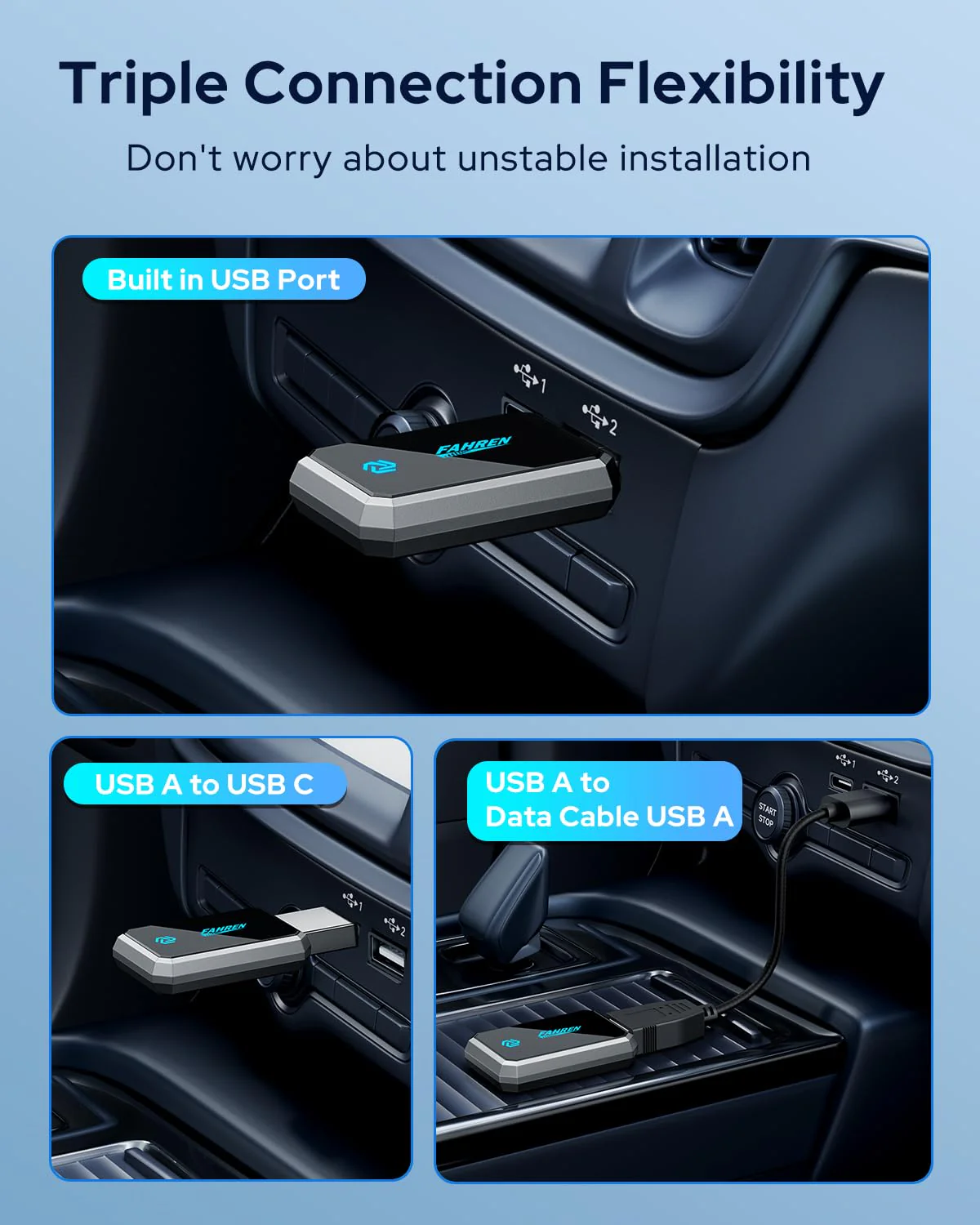FAHREN Latest-Gen Wireless CarPlay Adapter - Image 5