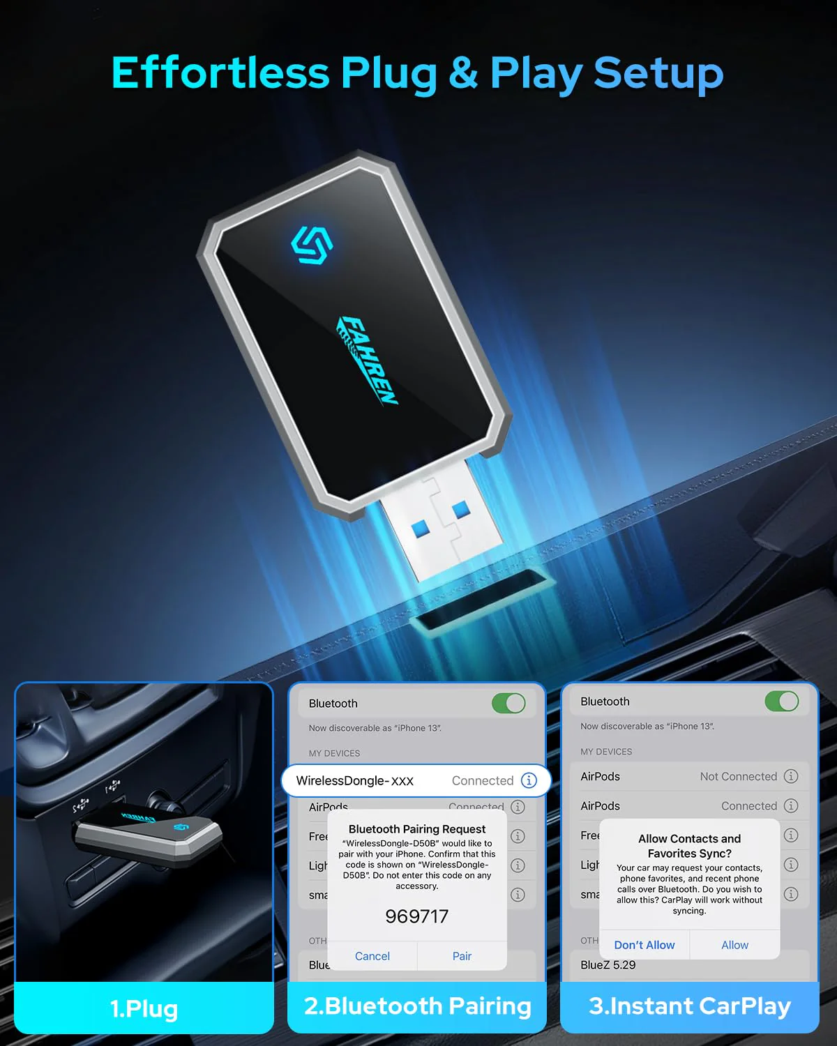 FAHREN Latest-Gen Wireless CarPlay Adapter - Image 7