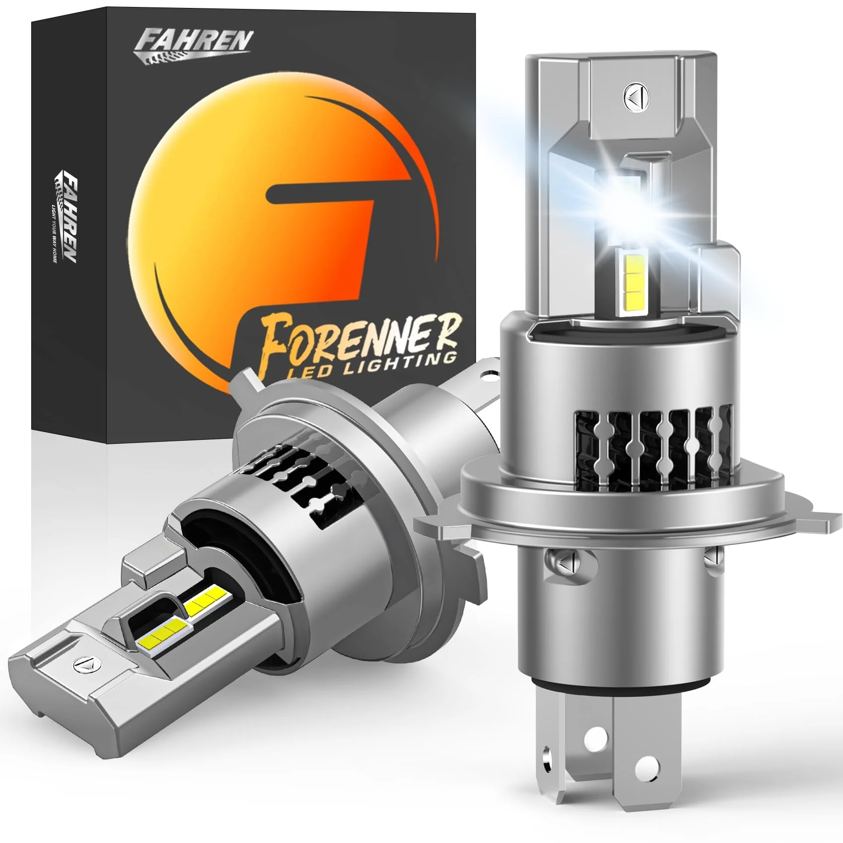 forenner Fahren H13/9008 LED Bulb Hi/Lo Beam, 900% Enhanced Brightness 6500K(2-Pack) - Image 9