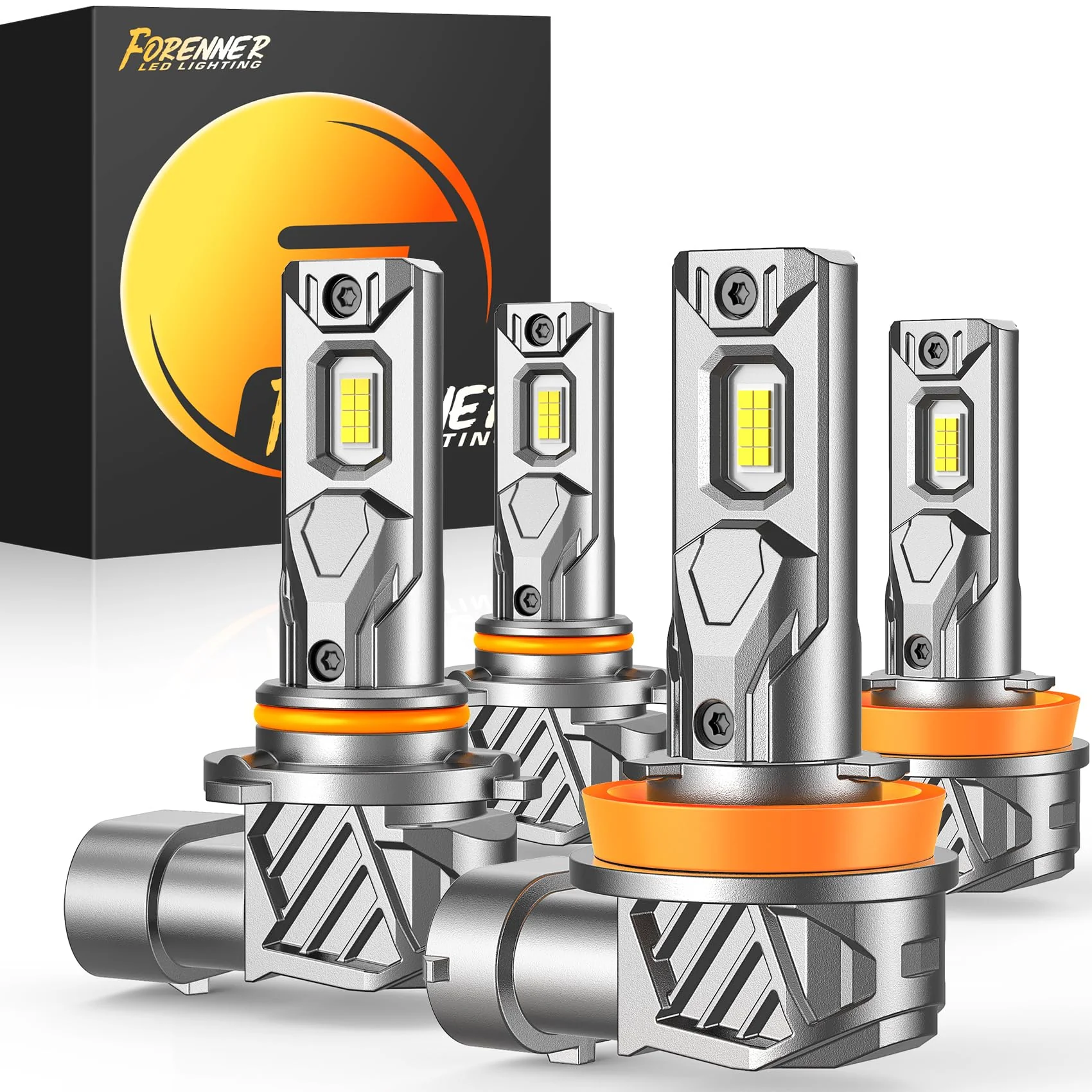 forenner H13/9008 Light Bulbs, 35000LM Ultra Brightness 6500K White Super Bright(2-Pack) - Image 8