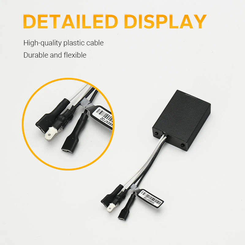Fahren H1/H3/D1-D4 CANbus Decoder, Plug-and-Play Anti-Flicker Module for Bulb Pack of 2 - Image 4