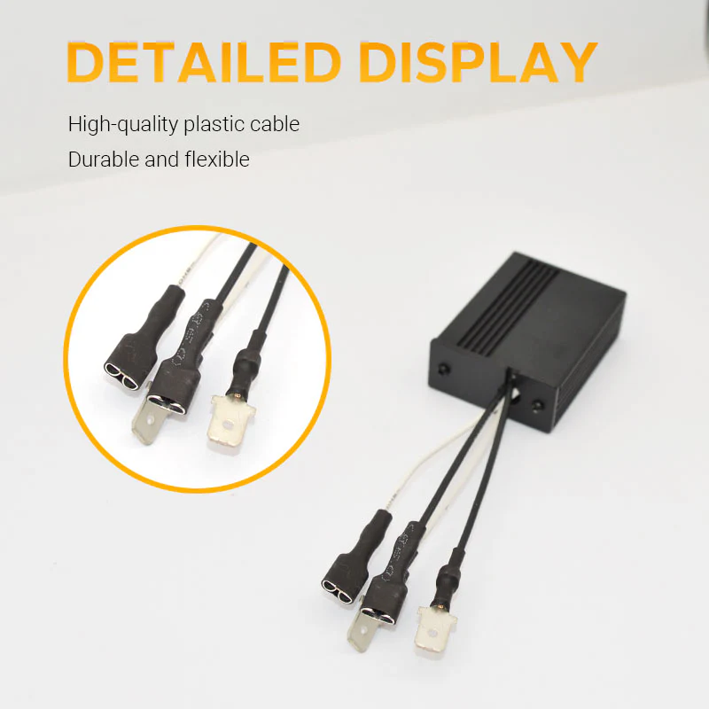 Fahren H7 CANbus Decoder, Plug-and-Play Anti-Flicker Module for Bulb Pack of 2 - Image 3
