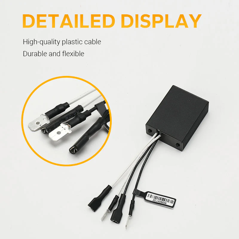 Fahren H7 CANbus Decoder, Plug-and-Play Anti-Flicker Module for Bulb Pack of 2 - Image 5