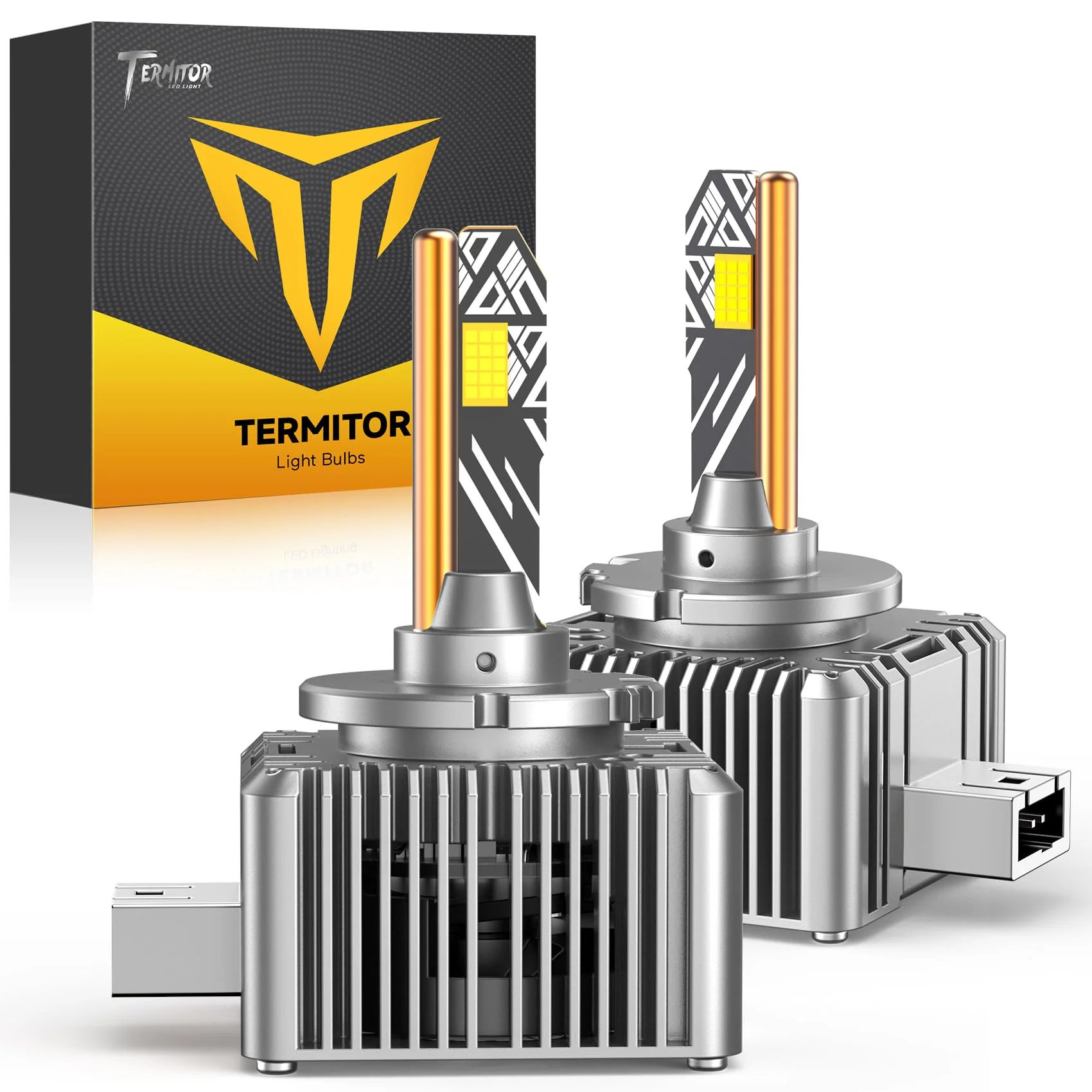 Termitor Latest 𝖧𝟣 Bulbs, 6500K Cool White Super Bright, 1:1 Halogen Size, No Adapter Required, Easy Install Non-Polarity Off Road Fog Lights, Pack of 2 - Image 11