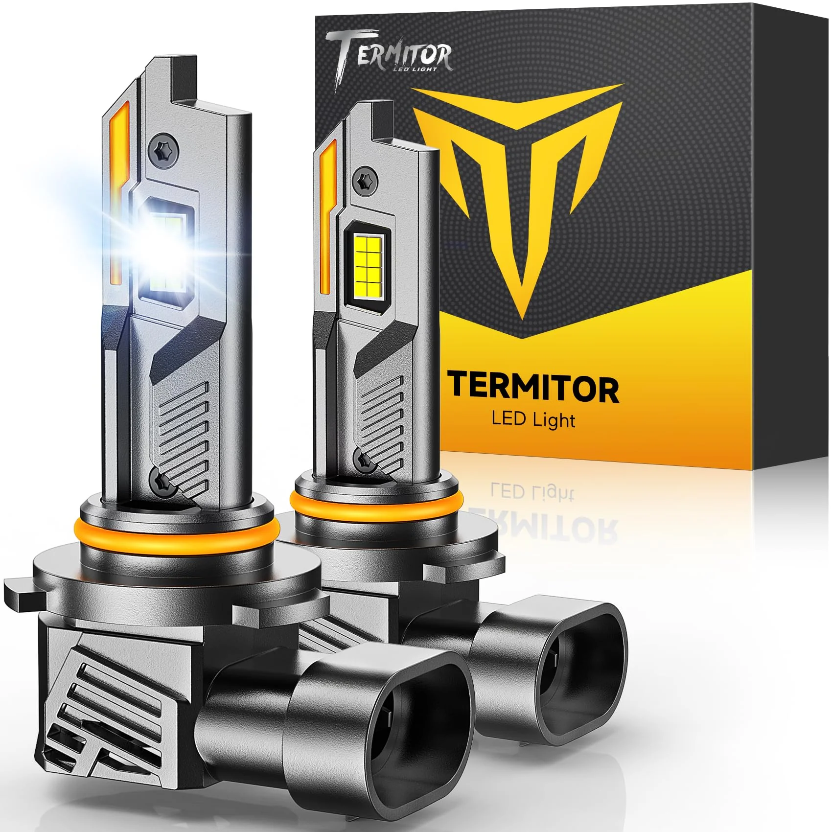 Termitor Latest 𝖧𝟣 Bulbs, 6500K Cool White Super Bright, 1:1 Halogen Size, No Adapter Required, Easy Install Non-Polarity Off Road Fog Lights, Pack of 2 - Image 15