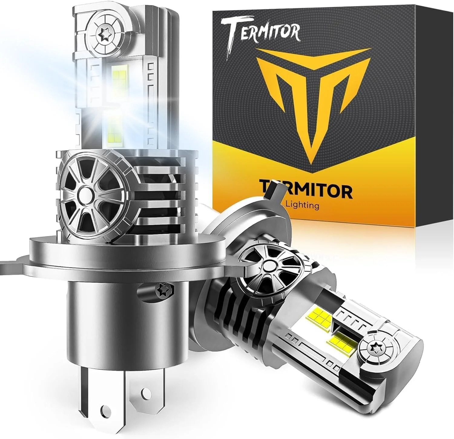 Termitor Latest 𝖧𝟣 Bulbs, 6500K Cool White Super Bright, 1:1 Halogen Size, No Adapter Required, Easy Install Non-Polarity Off Road Fog Lights, Pack of 2 - Image 16