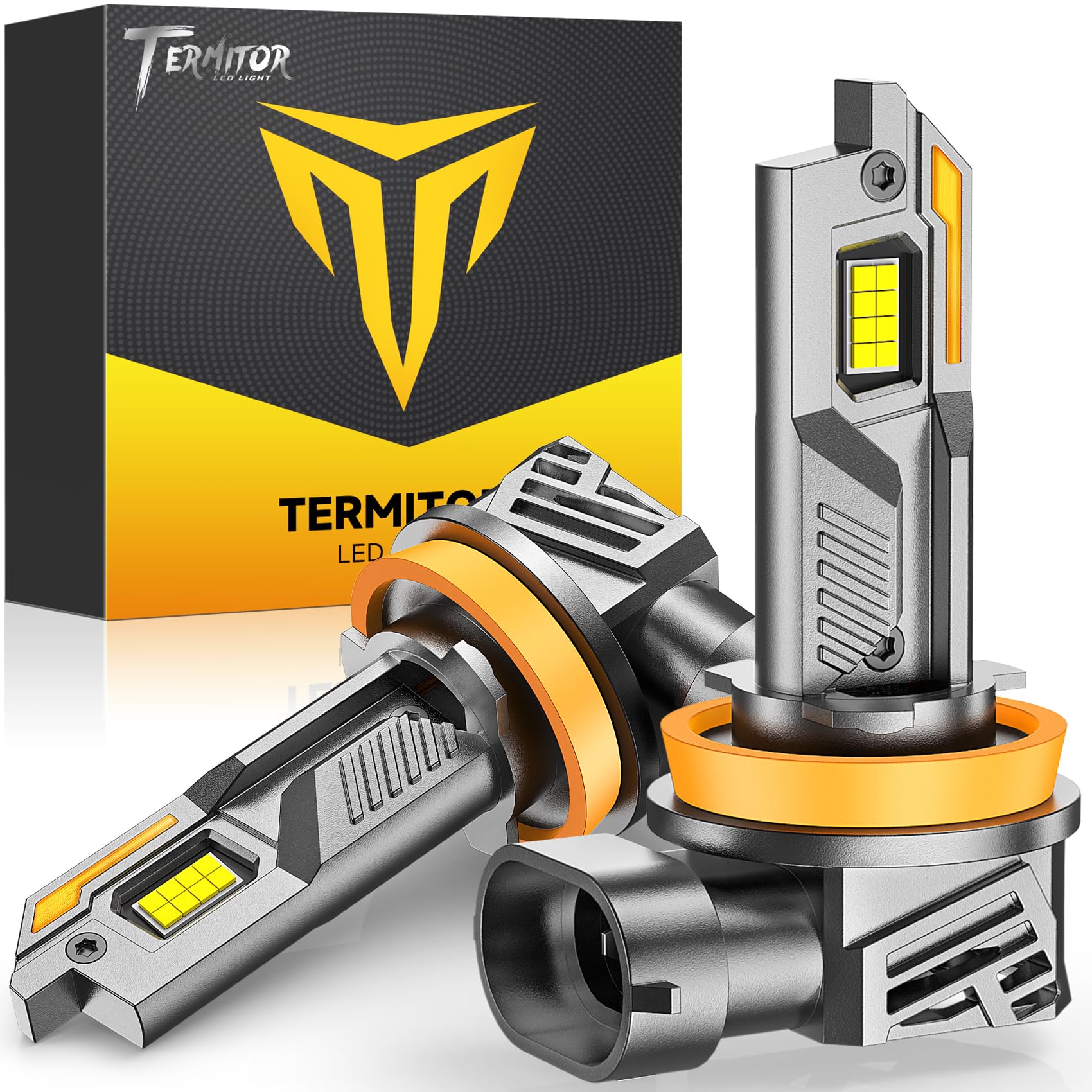 Termitor H13 H10 LED Bulbs Combo for 2004-2014 Ford F-150, 80000LM 4pc - Image 11