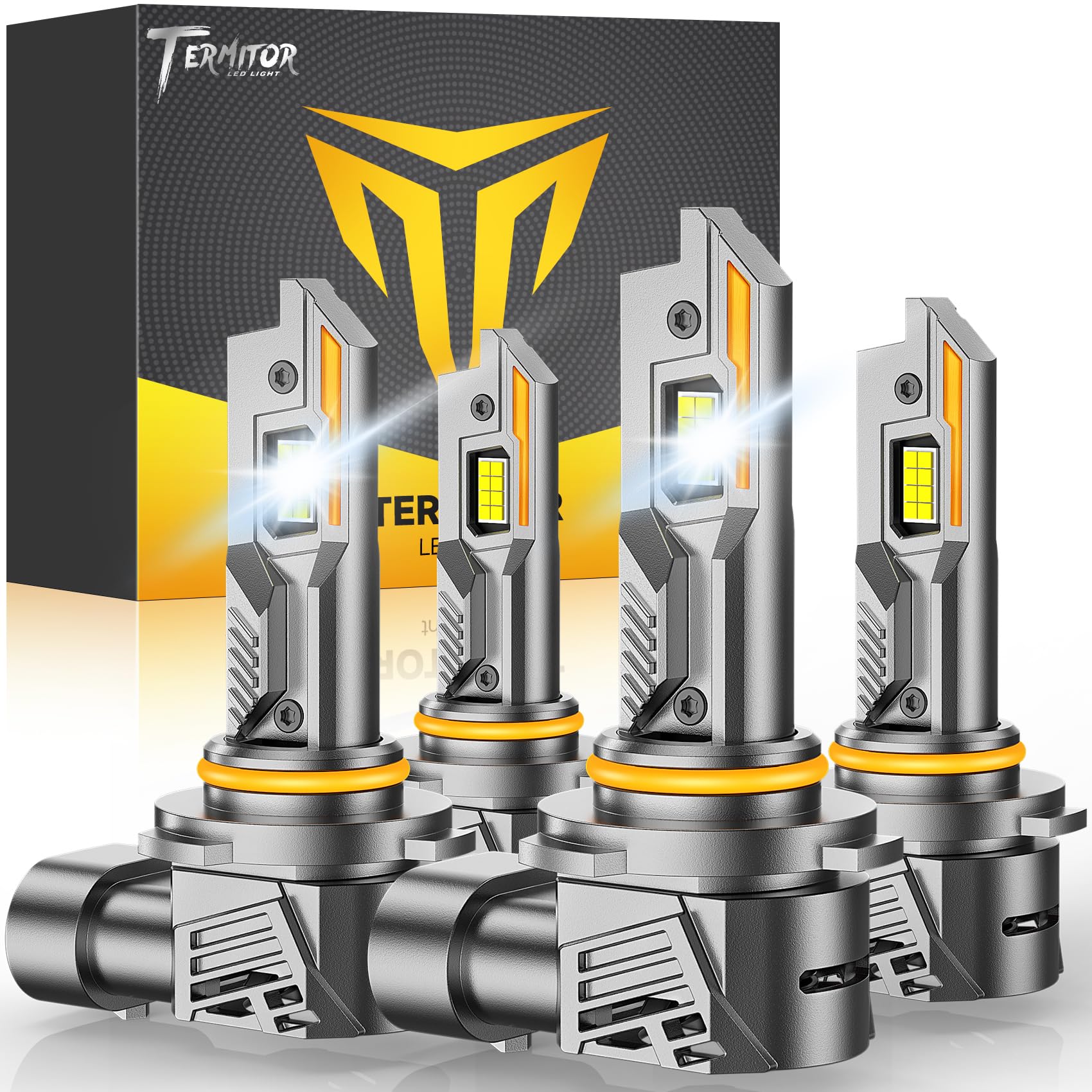 Termitor H13 H10 LED Bulbs Combo for 2004-2014 Ford F-150, 80000LM 4pc - Image 13